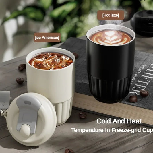 Double Wall Ceramic Liner Thermal Mug for Coffee(40 ml)