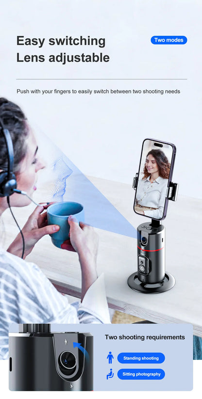 Phone Stabilizer Smart Facial Tracking-Stick Tripod