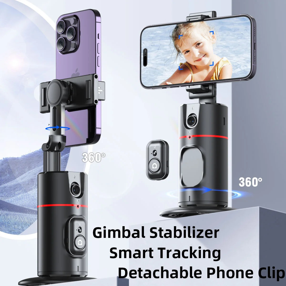 Phone Stabilizer Smart Facial Tracking-Stick Tripod