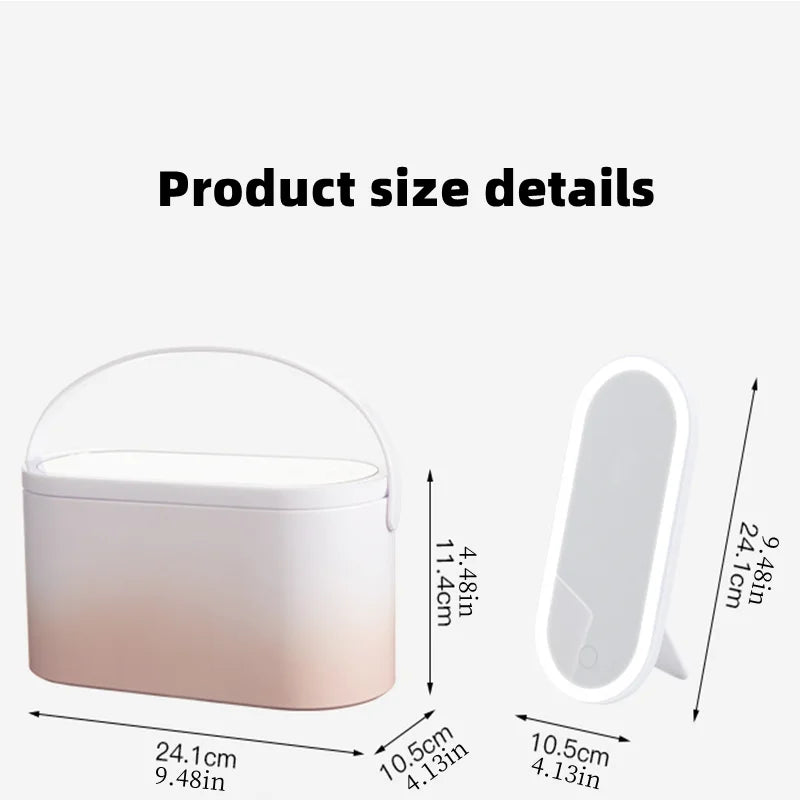 LED Portable Makeup Mirror Kit