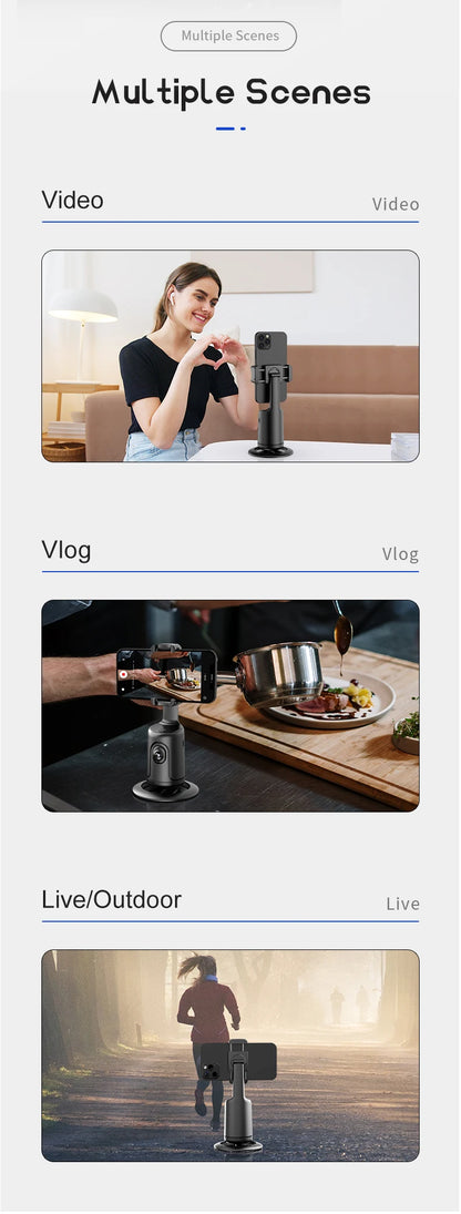 Phone Stabilizer Smart Facial Tracking-Stick Tripod